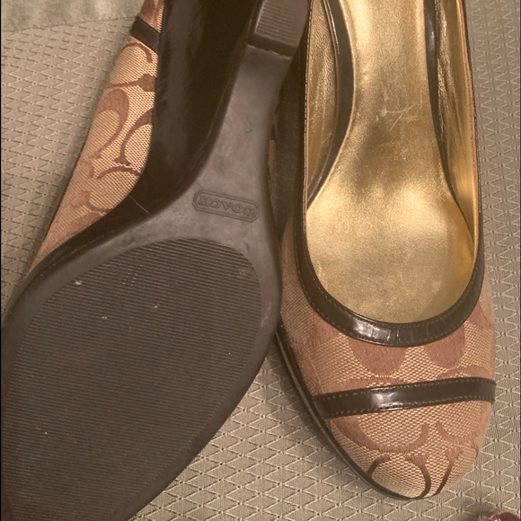 Authentic Coach Wedge Shoes - Picture 4 of 6